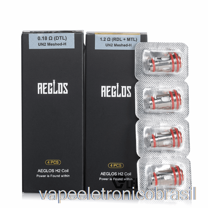 Vape Recarregável Uwell Aeglos H2 Bobinas De Substituição 0,18ohm Bobinas Aeglos H2